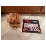 SIx Star Cutlery Set with Storage Block and Super 2000 Knife Set