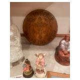 Collection of Religious Decor and Figurines