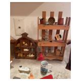 Eclectic Collection of Miniature Figurines and Dollhouse Items