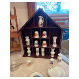 Eclectic Collection of Miniature Figurines and Dollhouse Items