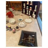 Eclectic Collection of Miniature Figurines and Dollhouse Items