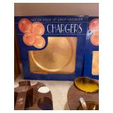 Collection of Party Serveware and Poker Set