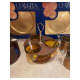 Collection of Party Serveware and Poker Set