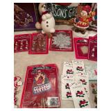 Assorted Christmas Decorations and Mini Tree Ornaments