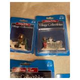 Set of 13 Holiday Time Village Collectibles Figurines