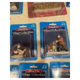 Set of 13 Holiday Time Village Collectibles Figurines