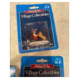 Set of 13 Holiday Time Village Collectibles Figurines