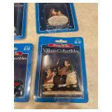Set of 13 Holiday Time Village Collectibles Figurines