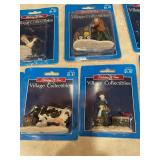 Set of 13 Holiday Time Village Collectibles Figurines