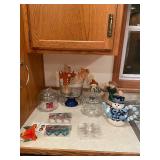 Holiday and Fall-Themed Kitchenware Collection with Jars, Candle Holders, and Decor