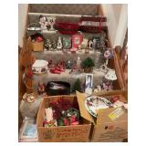 Large Assortment of Holiday Decor and Accessories