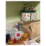 Collection of Assorted Christmas Decorations and Ornaments