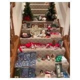 Large Collection of Holiday Decorations and Ornaments