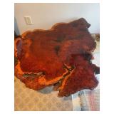 Unique Burl Wood Coffee Table with Natural Edge