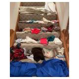 Assorted Lot of Fabric and Textile Material Collection