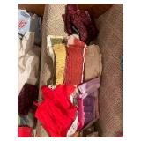 Assorted Lot of Fabric and Textile Material Collection