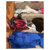 Assorted Lot of Fabric and Textile Material Collection