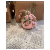 Collection of Artificial Floral Arrangements and Accessories