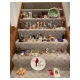 Collection of Decorative Figurines and Plates