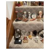 Collection of Decorative Figurines and Plates