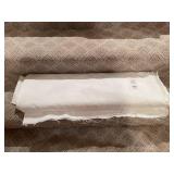 6 Yards of White Floral Fabric for Sewing