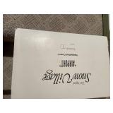 Department 56 Neighborhood Christmas Scene and Village Air Hangar