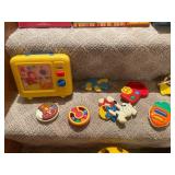 Mixed Lot of Educational Toys, Musical Keyboard, and Blocks