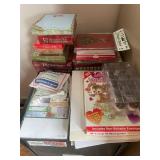 Collection of Office Supplies and Holiday Greeting Cards