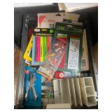 Collection of Office Supplies and Holiday Greeting Cards