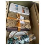 Collection of Office Supplies and Holiday Greeting Cards