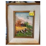 Collection of 10 Assorted Framed Art Pieces