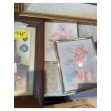 Collection of 10 Assorted Framed Art Pieces