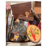 Assorted Collection of Vintage Home Decor and Craft Items