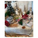 Large Collection of Christmas Decor and Ornaments