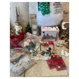 Large Collection of Christmas Decor and Ornaments
