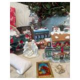 Large Collection of Christmas Decor and Ornaments