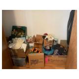 Contents of Closet Various Household Items and Seasonal Decor