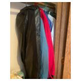 Contents of Closet Various Household Items and Seasonal Decor