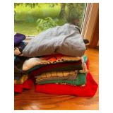 Assorted Lot of Size 10-16 Clothing Including Shirts, Pants, and More