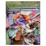 Huge Lot of Assorted Vintage Fabric Scraps