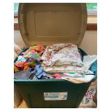 Huge Lot of Assorted Vintage Fabric Scraps