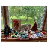Collection of Assorted Christmas Decorations and Ornaments