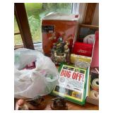 Diverse Collection of Decorative Figurines, Framed Art, and Miscellaneous Household Items