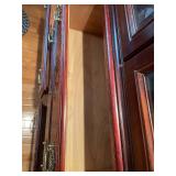 Elegant Mahogany China Cabinet with Glass Doors