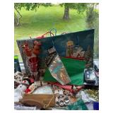 Large Assortment of Christmas Decorations and Accessories