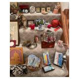 Collection of Vintage Decorative Items and Small Home Accessories