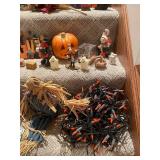 Large Collection of Halloween and Thanksgiving Decor Items