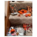 Large Collection of Halloween and Thanksgiving Decor Items