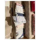 Collection of Fabric and Textile Materials with Bonus Vintage Blanket