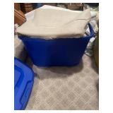 Collection of Fabric and Textile Materials with Bonus Vintage Blanket